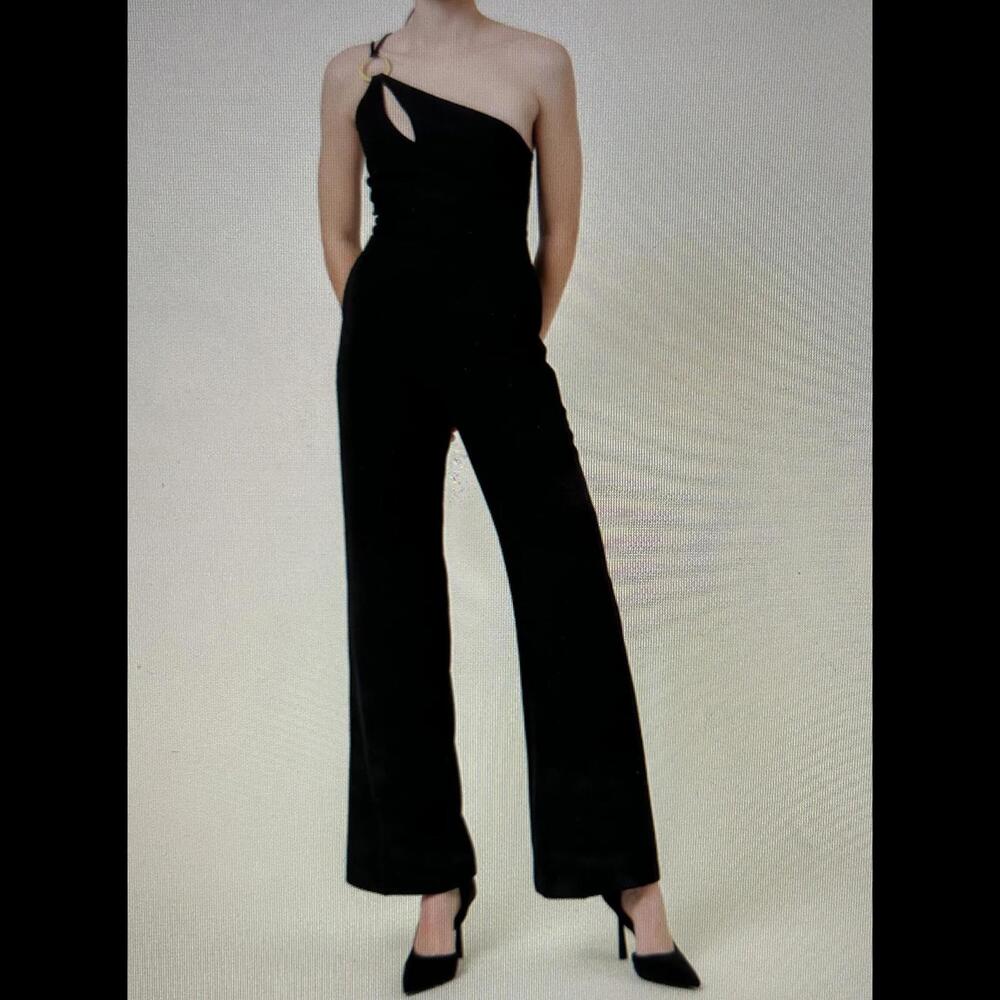 J10 NWT Revolve Line and Dot Vaughn Jumpsuit Black Small